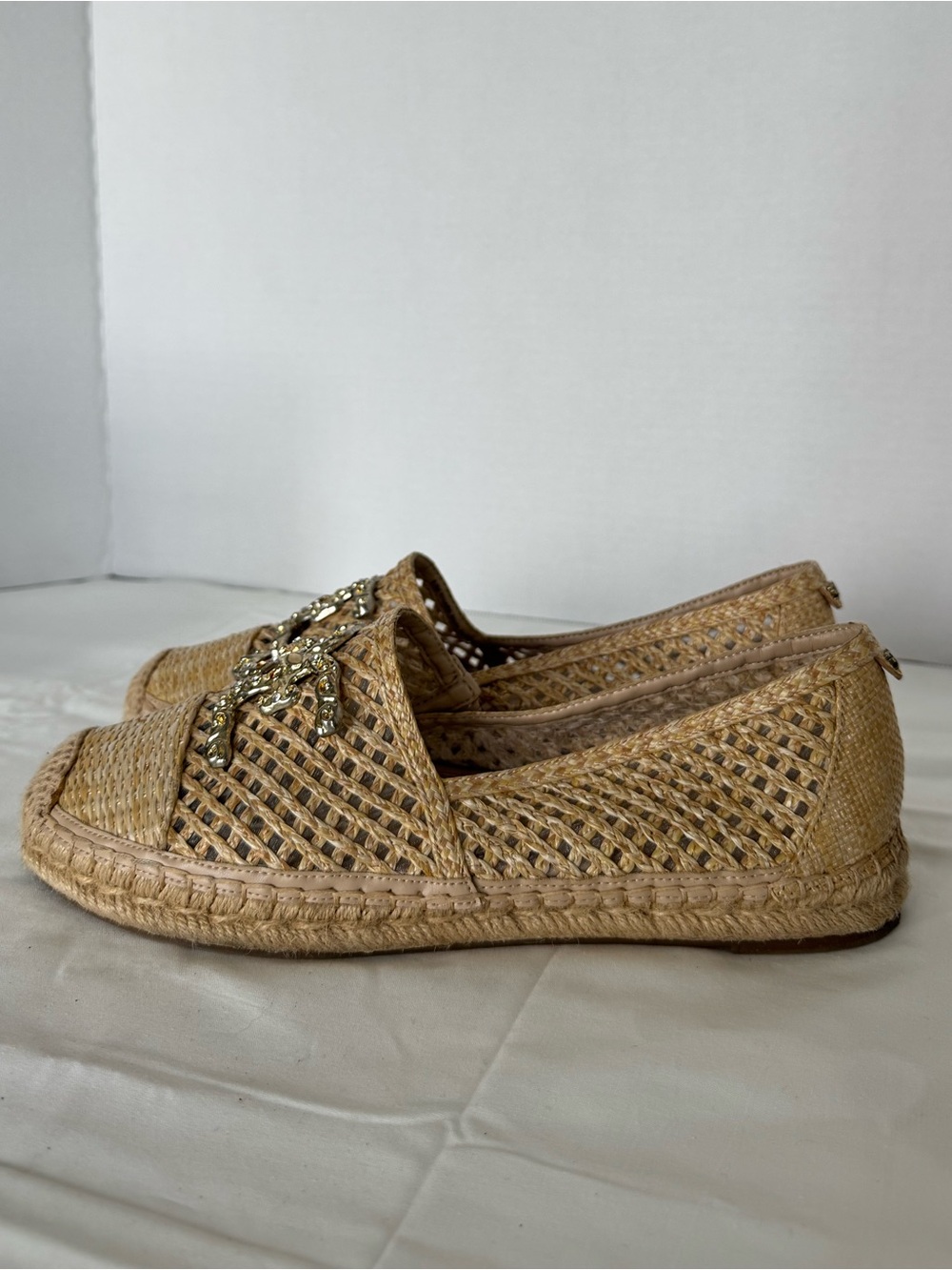 Sam Edelman Khiara espadrilles featuring a woven raffia upper Size 9.5